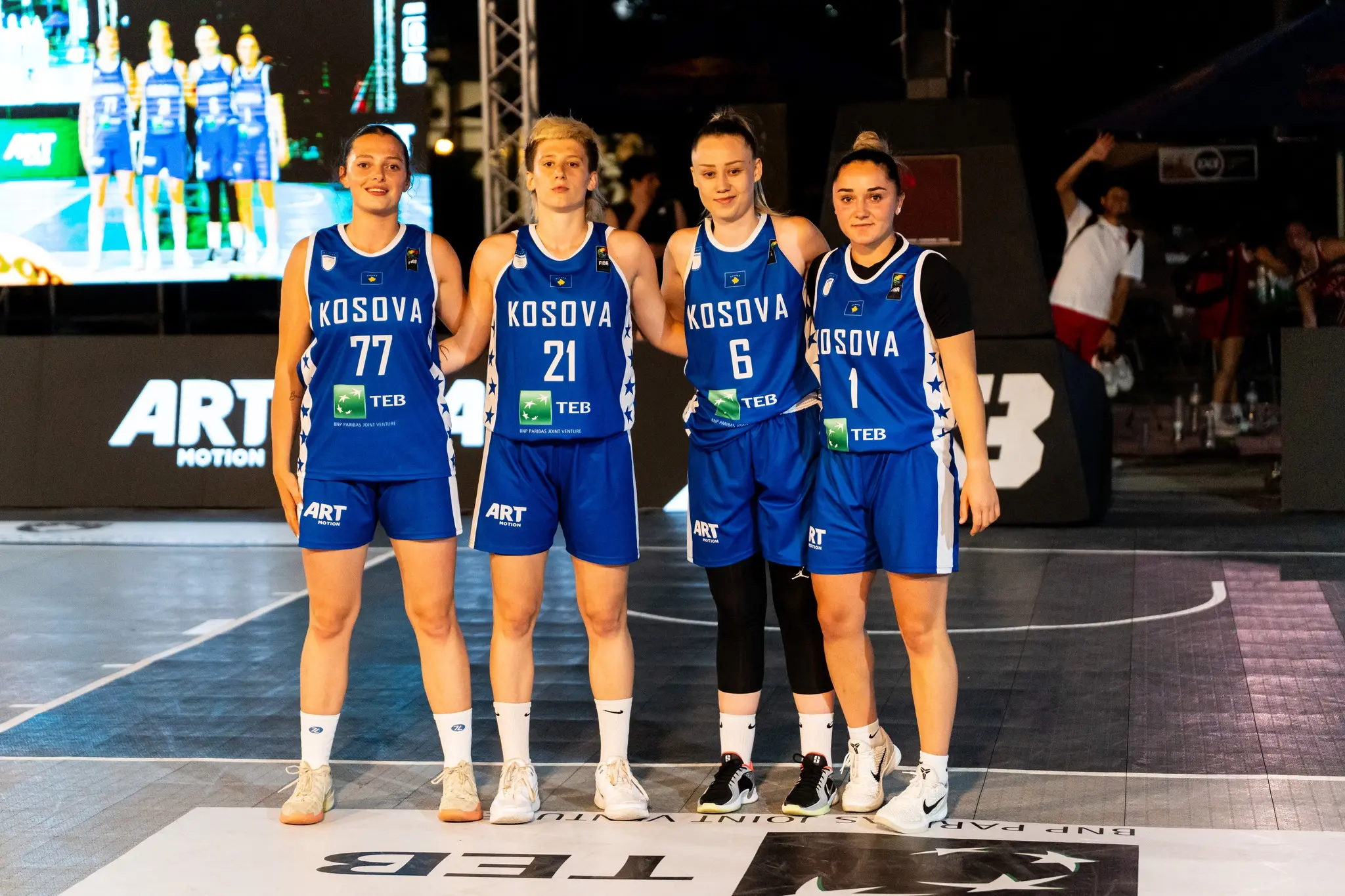 Kosova - Femrat në FIBA 3x3 ECQ Prishtina 2025